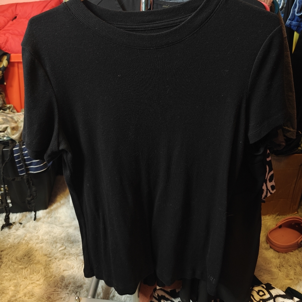 Banana Republic Black Short Sleeve Tee